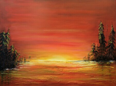 Sunset Glow - In private collection